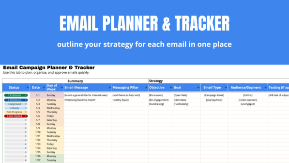 2024 Email Campaign Planning Template - Image 3