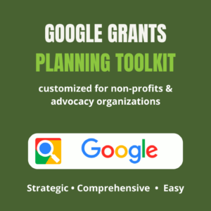 Google Grants planning toolkit