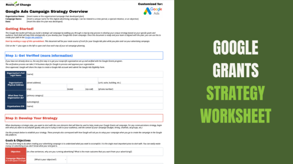 Google Grants Planning Toolkit - Image 2