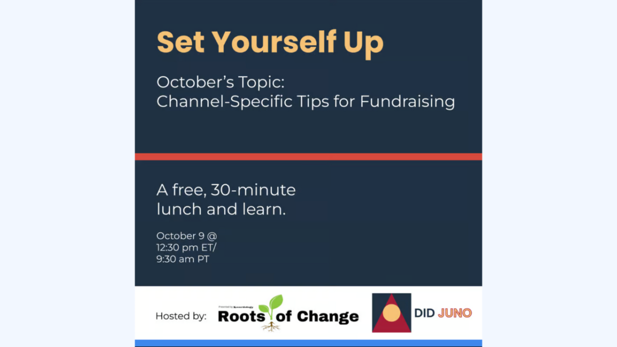 Set Yourself Up Learnch and Learn - Channel-Specific Fundraising Strategies